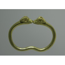 Gold bracelets with ram head